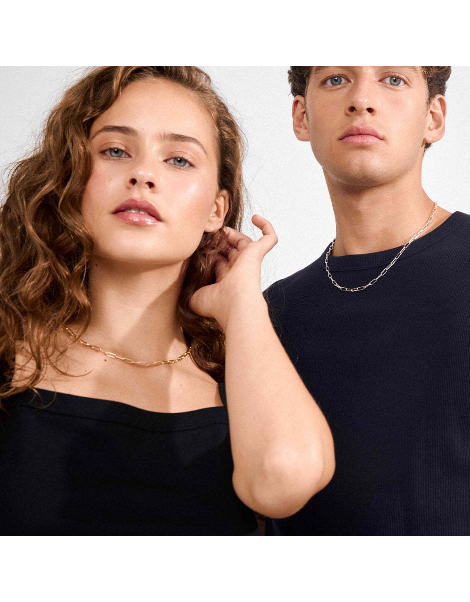 Pilgrim Ronja Recycled Paperclip Chain Necklace
