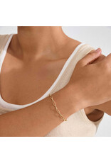 Pilgrim Ronja Recycled Paperclip Chain Bracelet -