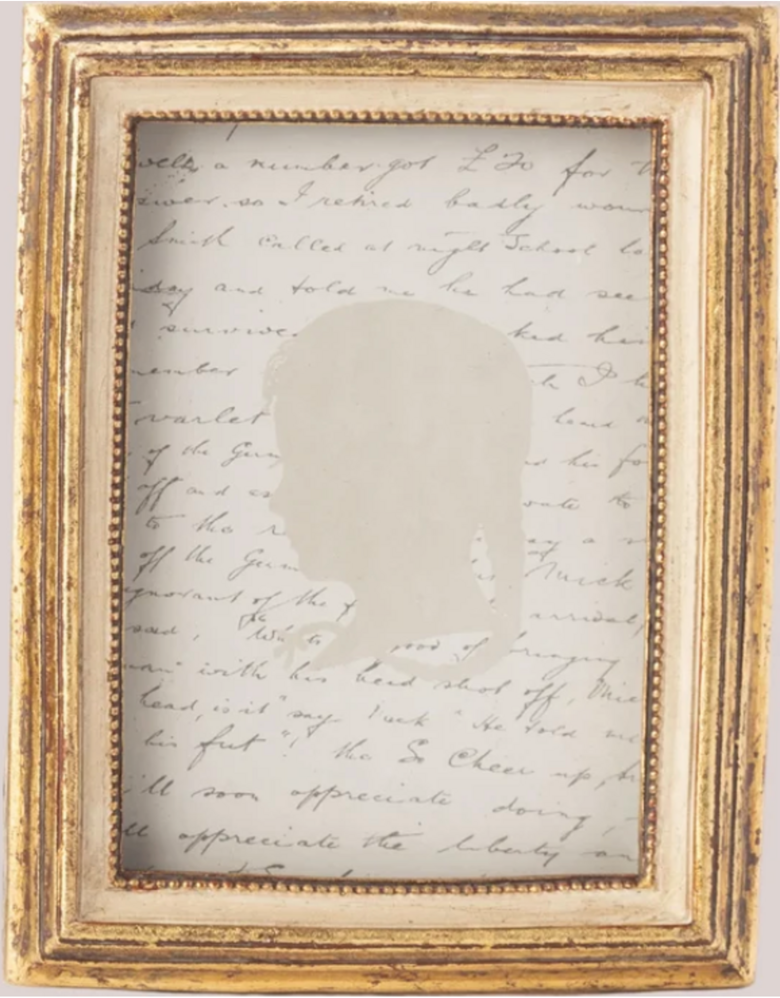 Option 2 Gold & Cream Mini Frame -