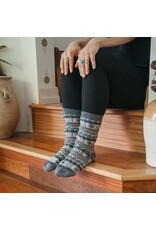 Pokoloko Alpaca Socks - Thick Print - Rockface -