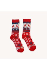 Pokoloko Alpaca Socks - Thick Print - Holiday