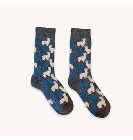 Pokoloko Herd Charcoal Alpaca Socks -