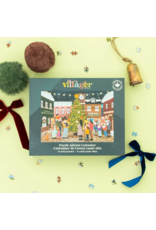 Villager Puzzles Village Christmas Advent Calender Puzzle -24 x 100 Piece Puzzles