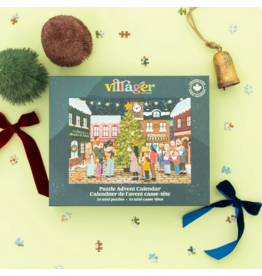 Villager Puzzles Village Christmas Advent Calender Puzzle -24 x 100 Piece Puzzles