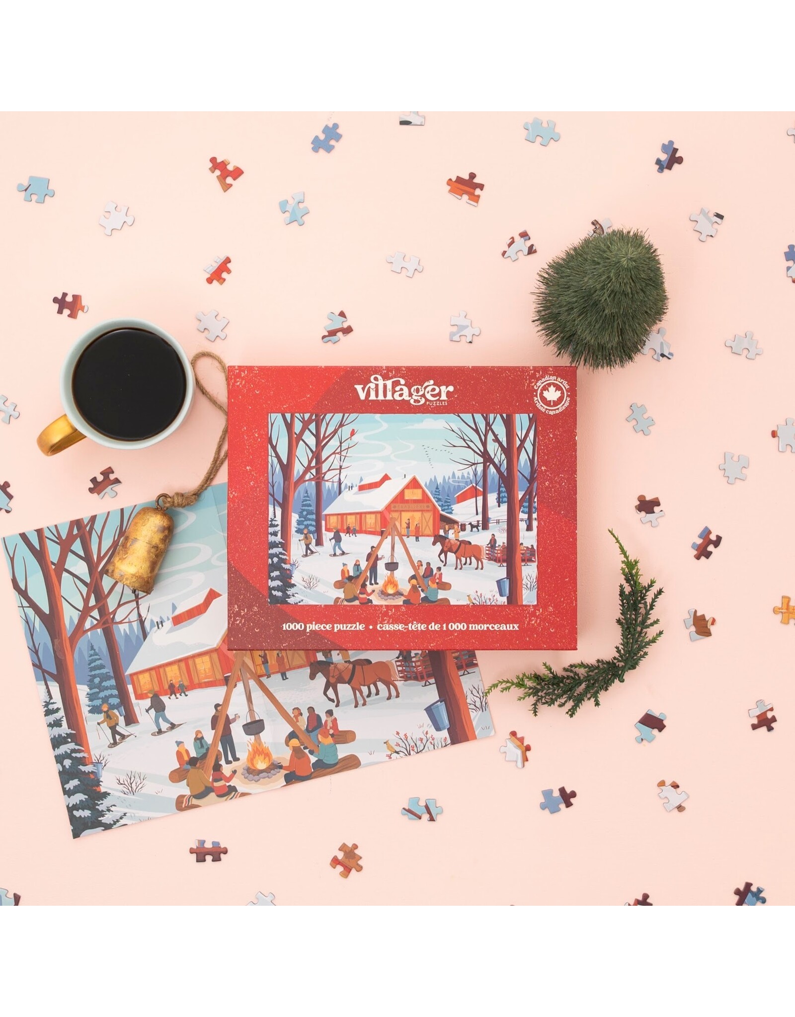 Villager Puzzles Cabane A Sucre - 1000 Piece Puzzle