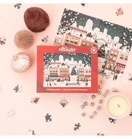 Villager Puzzles Small Town Holiday - 500 Piece Puzzle