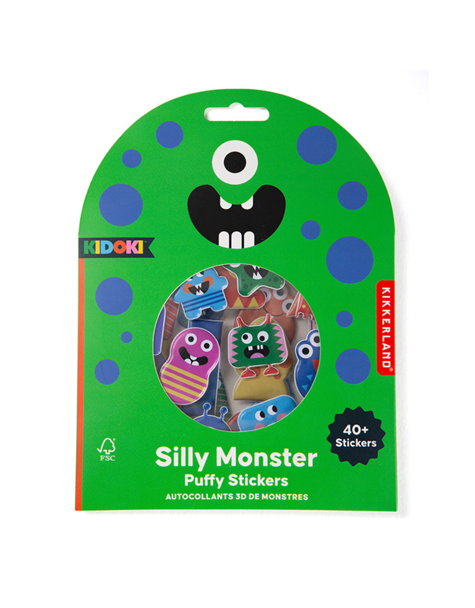 Silly Monster Puffy Stickers