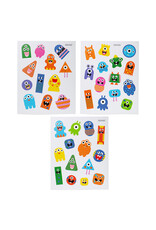 Silly Monster Puffy Stickers