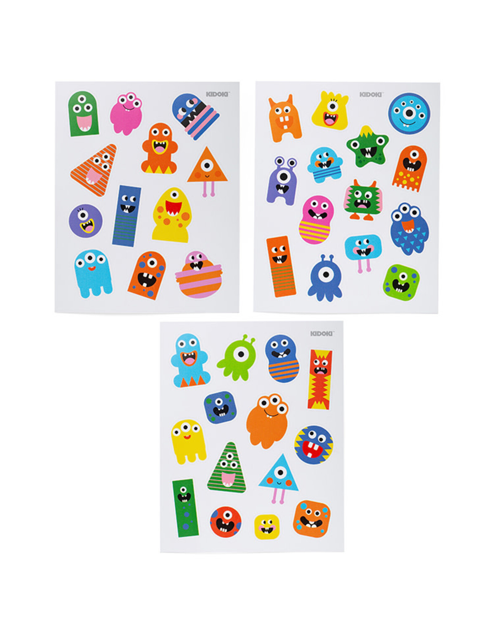 Silly Monster Puffy Stickers