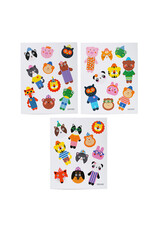 Cute Animal Puffy Stickers