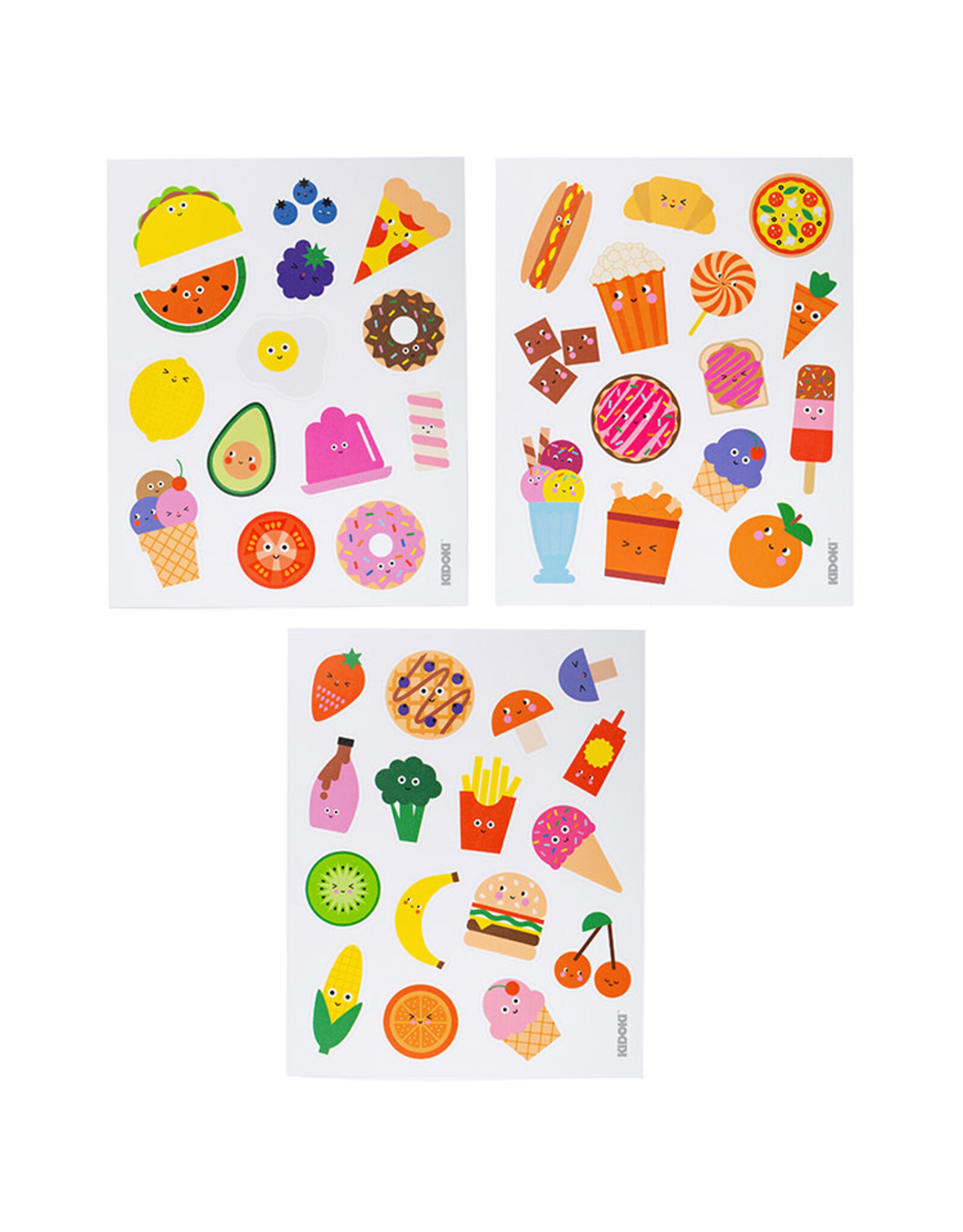 Foodie Fun Puffy Stickers