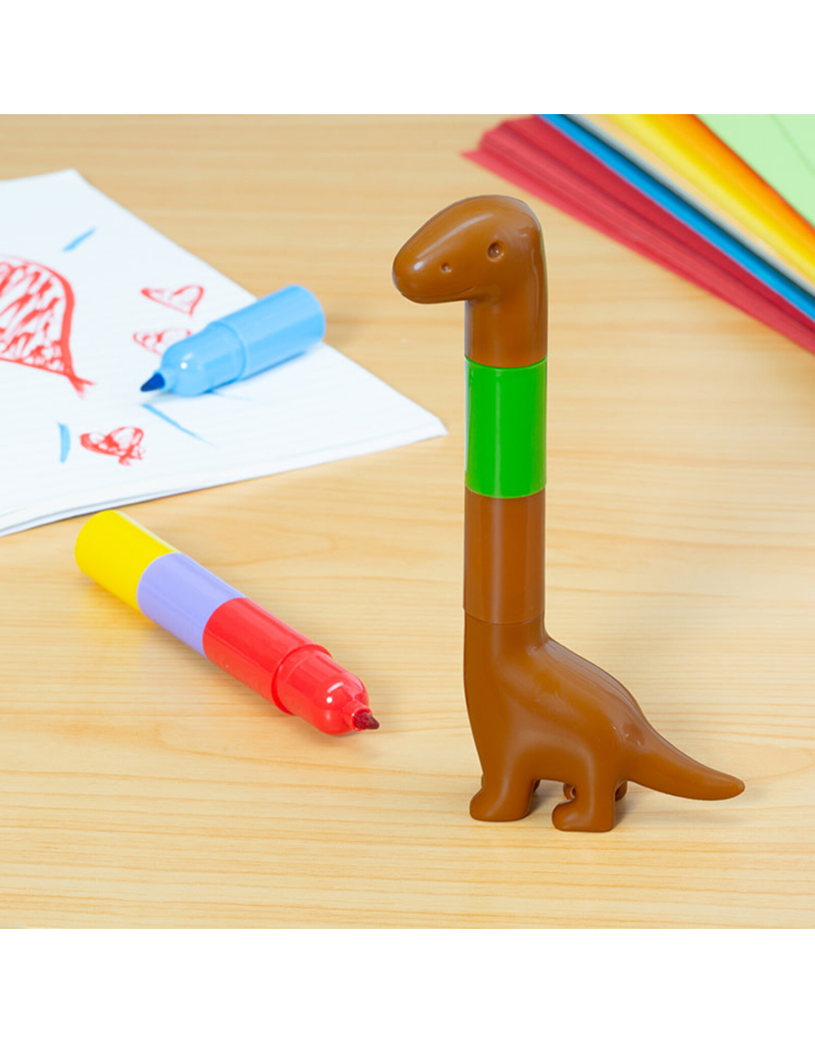 Rainbow Dino Markers
