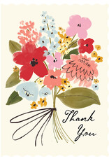 Thank You - Thank You Floral Scalloped Edge