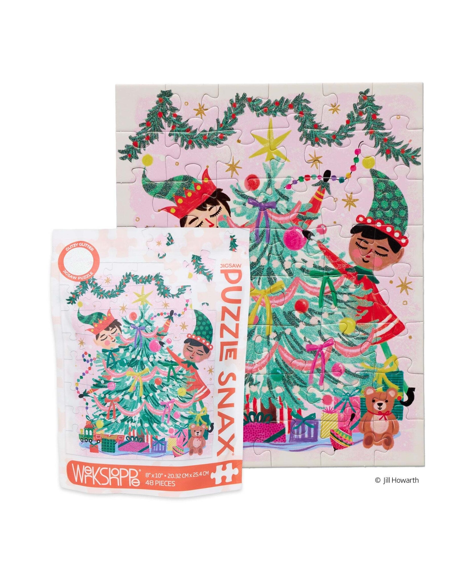 Werkshoppe Elfing Around 48 Piece Puzzle Snax