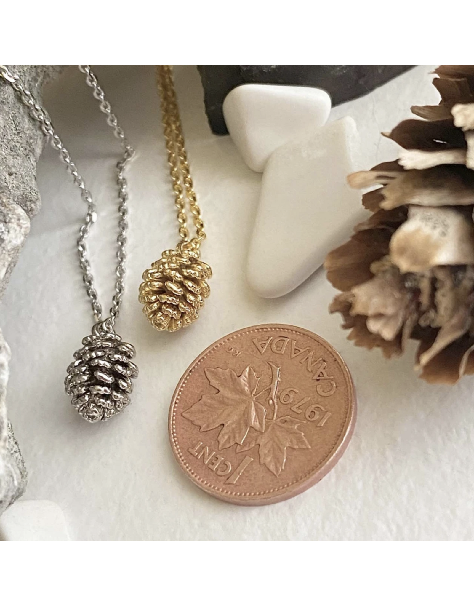 Pika & Bear Fesen Pinecone Necklace