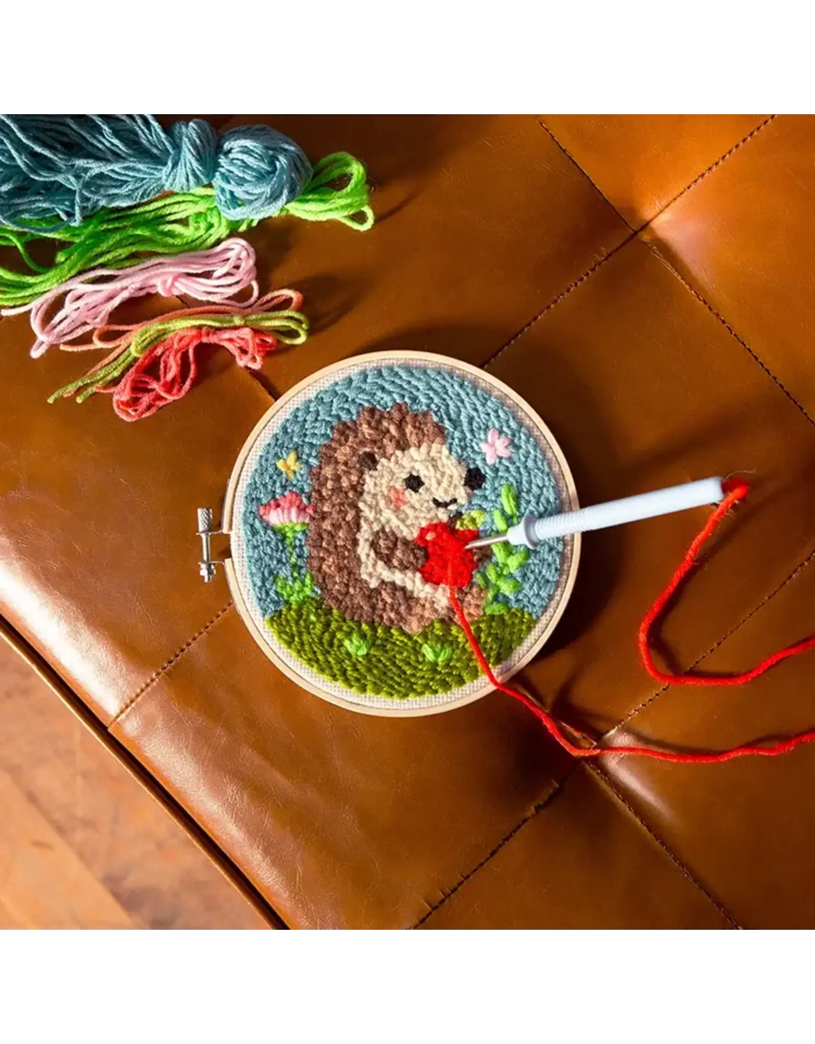Punch Needle Kit - Hedgehog
