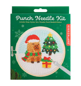 Punch Needle Kit - Christmas Capybara