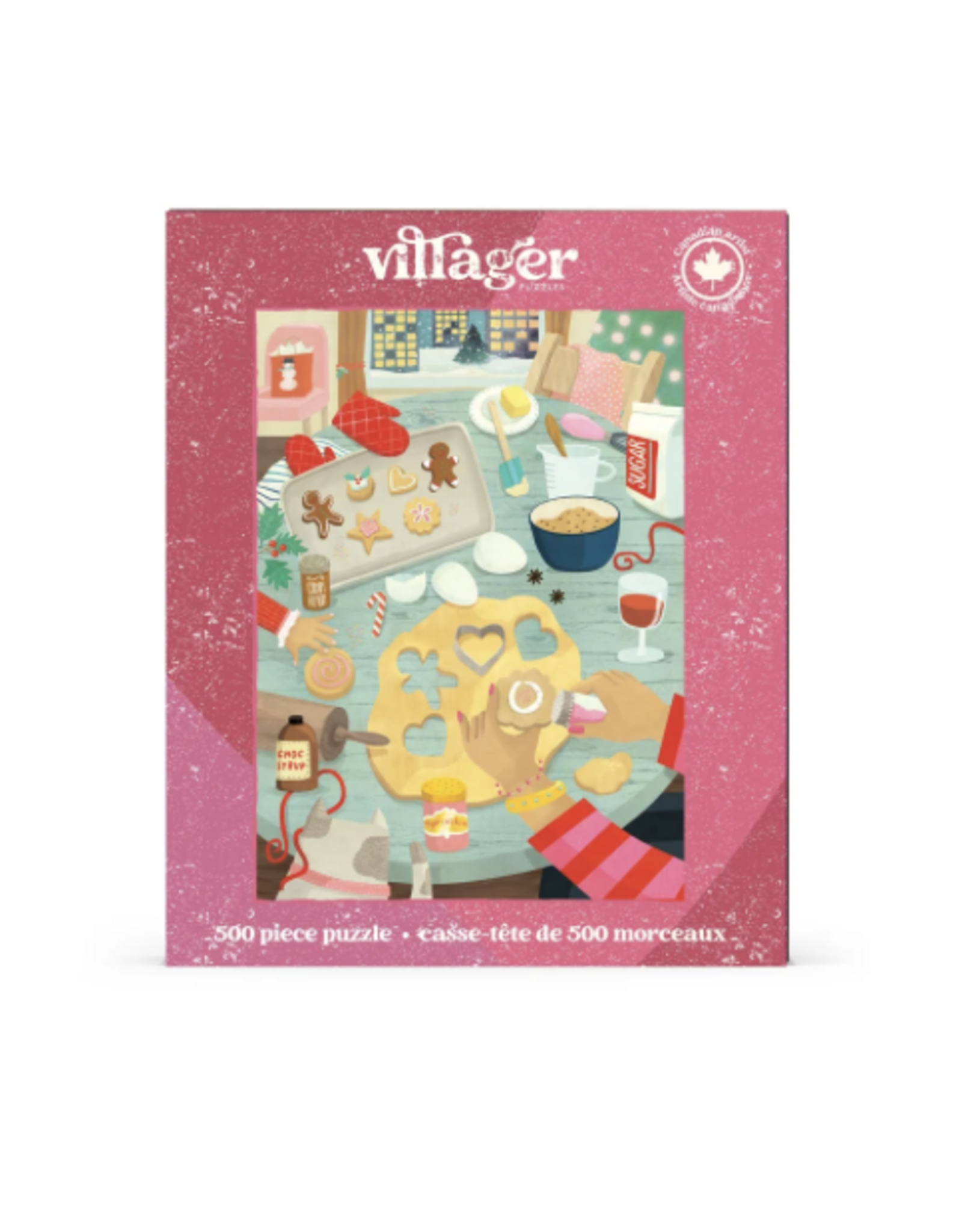 Villager Puzzles Holiday Baking - 500 Piece Puzzle
