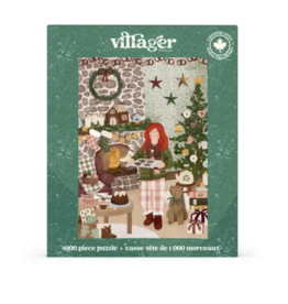 Villager Puzzles Cottage Christmas - 1000 Piece Puzzle