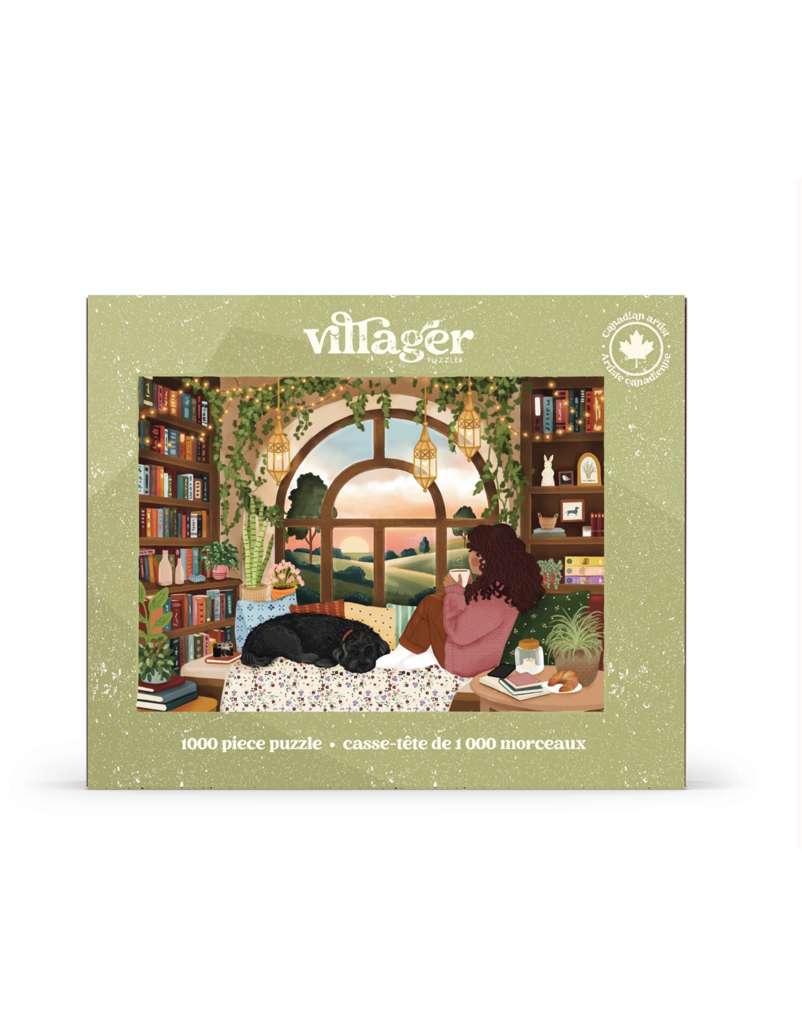 Villager Puzzles Book Nook 1000 Piece Puzzle
