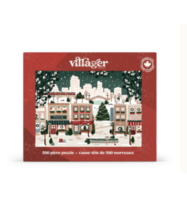 Villager Puzzles Small Town Holiday - 500 Piece Puzzle
