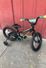 Specialized Riprock 16" - black/teal with training wheels