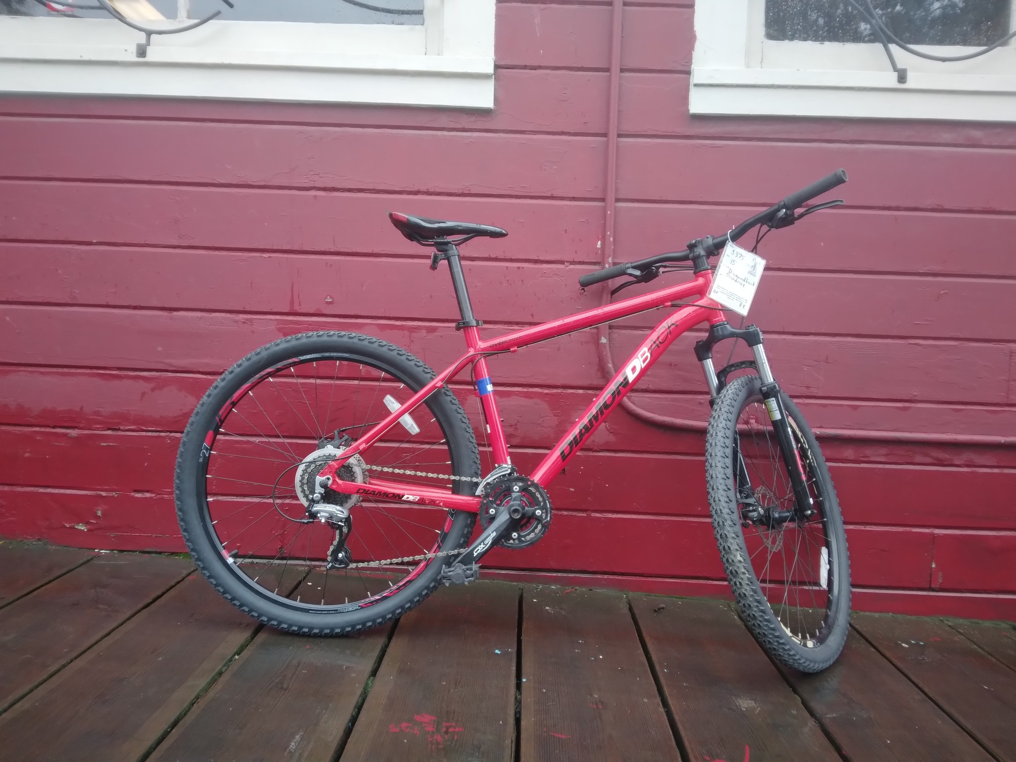 diamondback overdrive 27.5 size chart