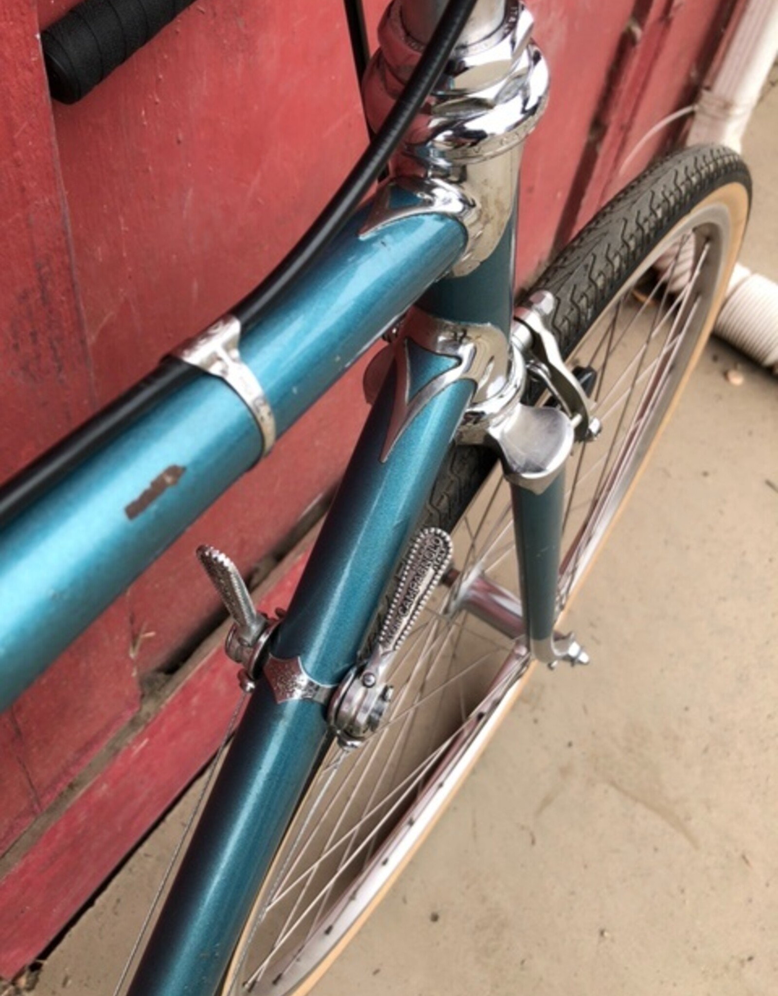 Vintage Chrome Lugged Blue 54cm