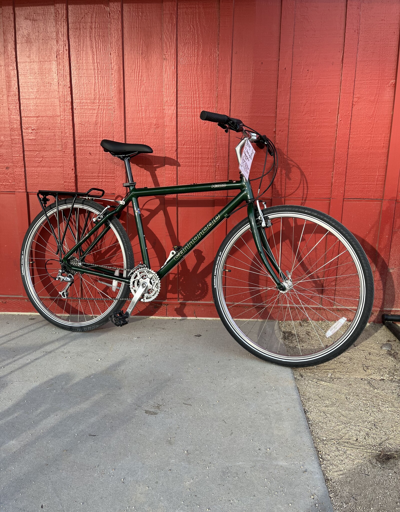 Cannondale H300 Hybrid Bike - Medium/18" - Green/Gold