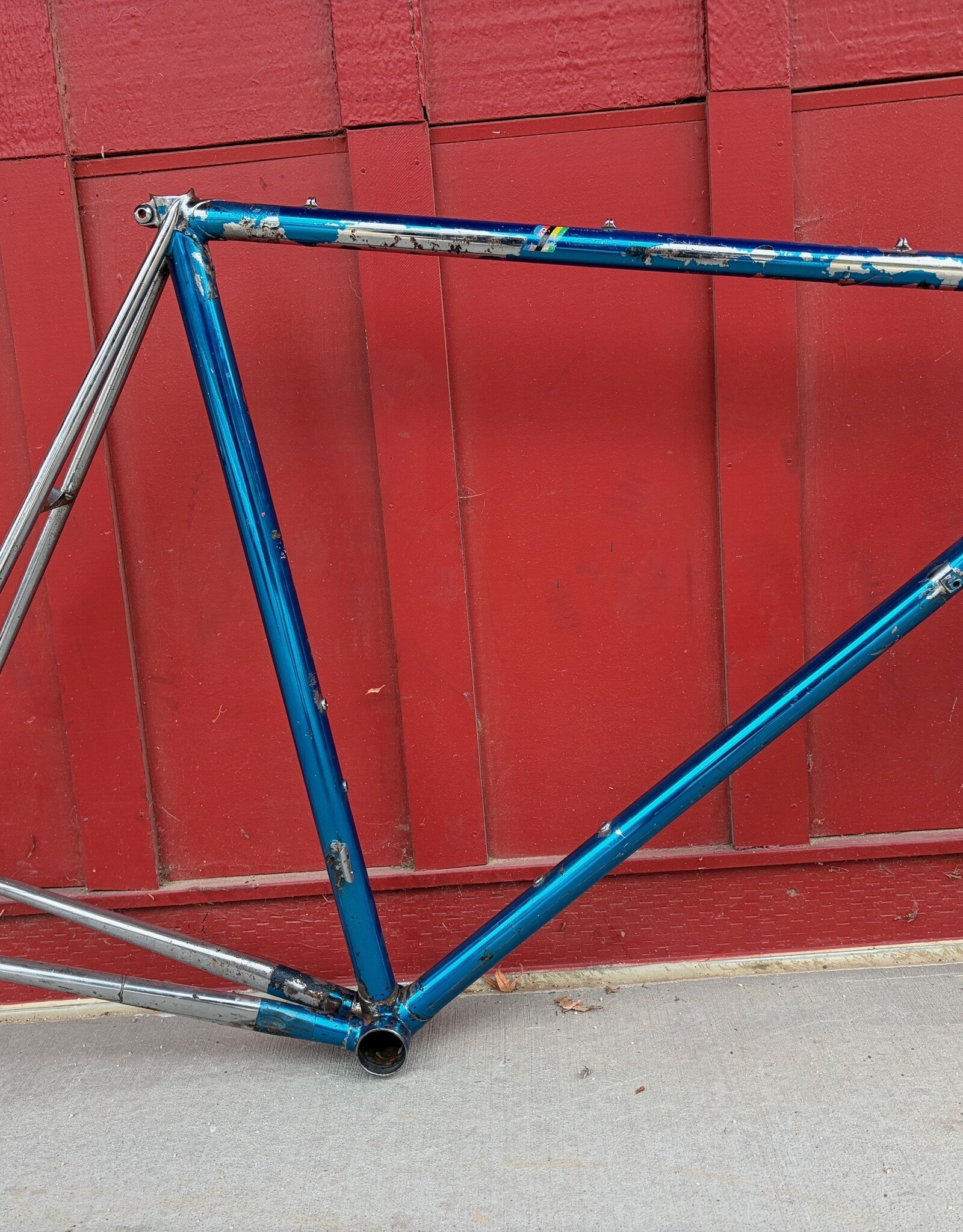 Olympia 62cm frame - blue and chrome