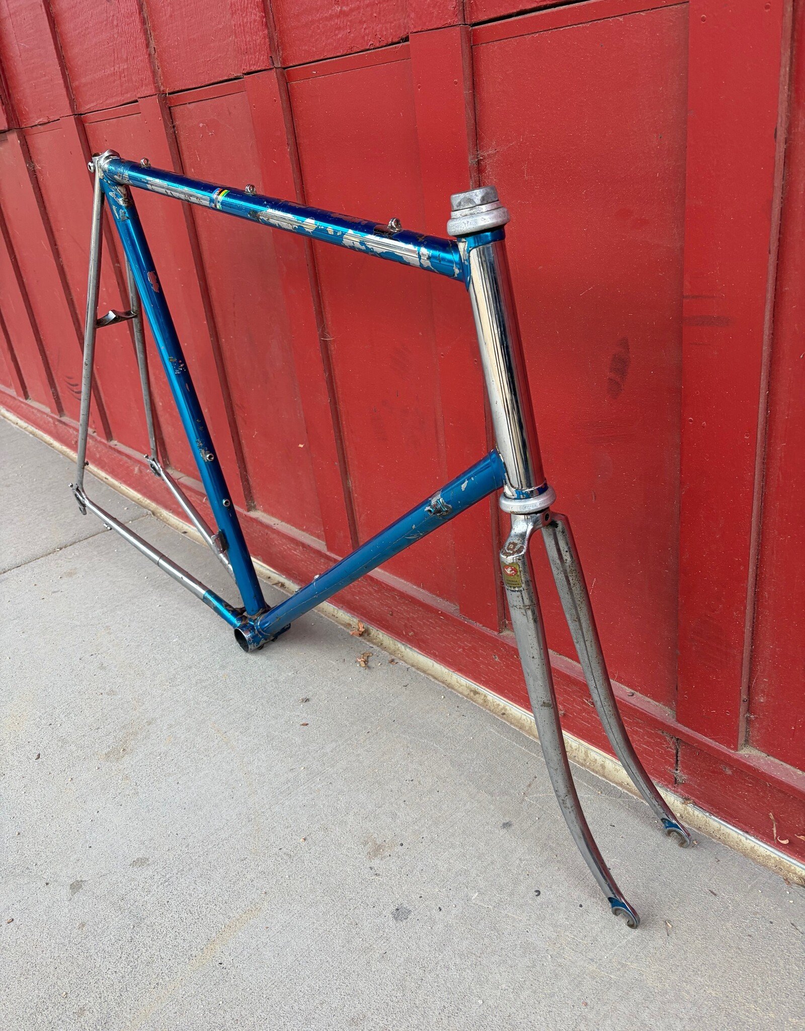 Olympia 62cm frame - blue and chrome