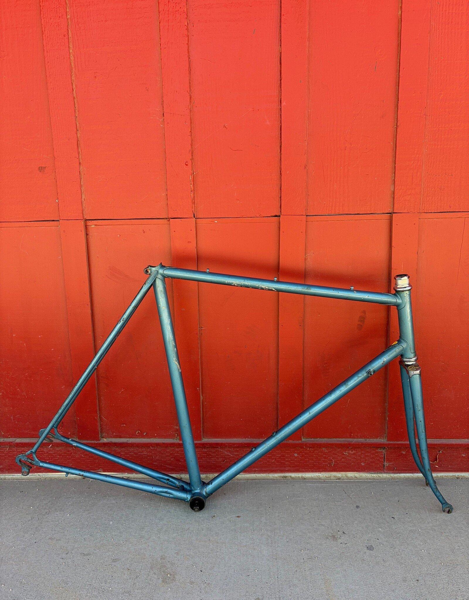 Chesini vintage road frame - 58cm Blue