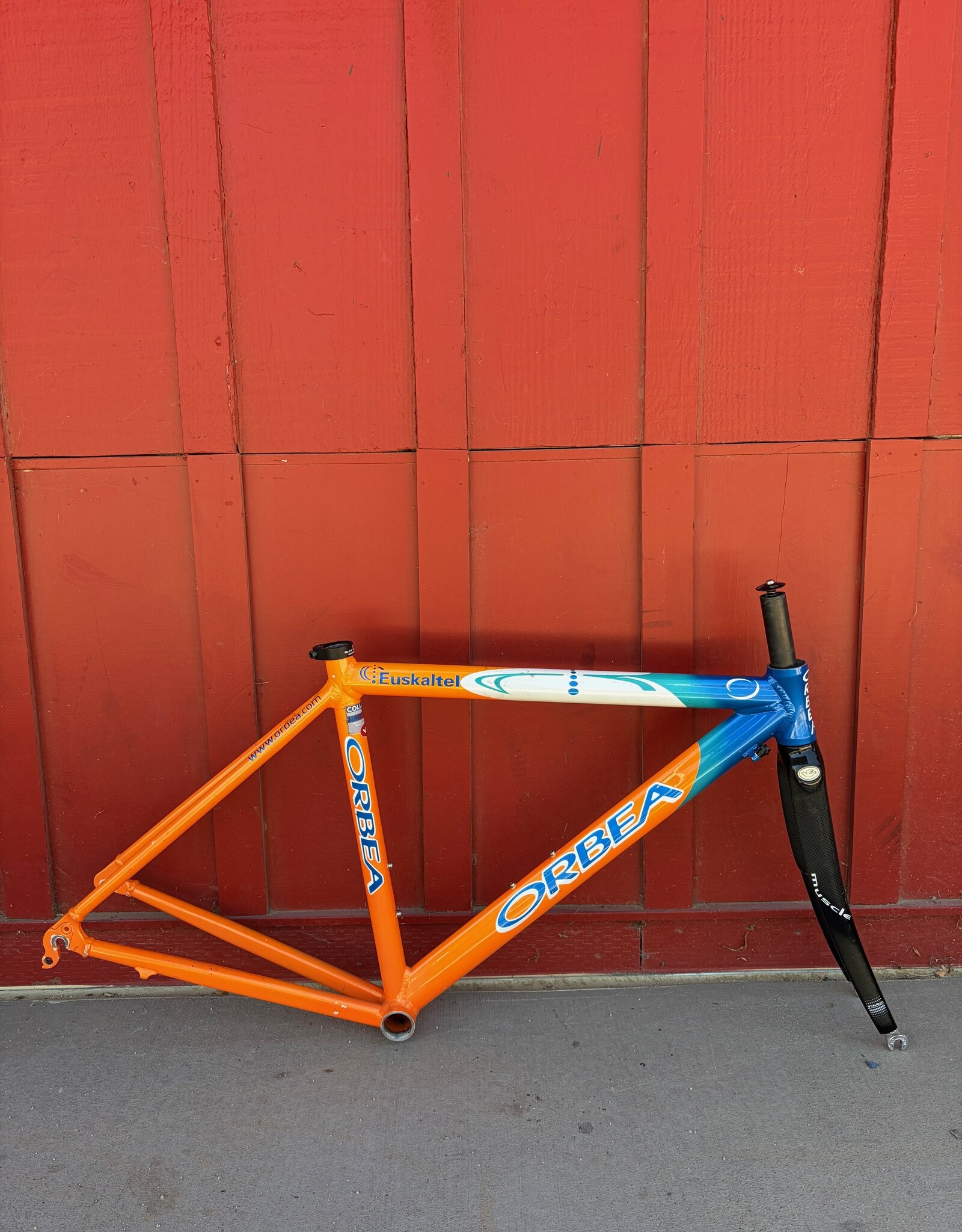 Orbea Euskaltel road frame - 47cm  seat tube 52cm top tube
