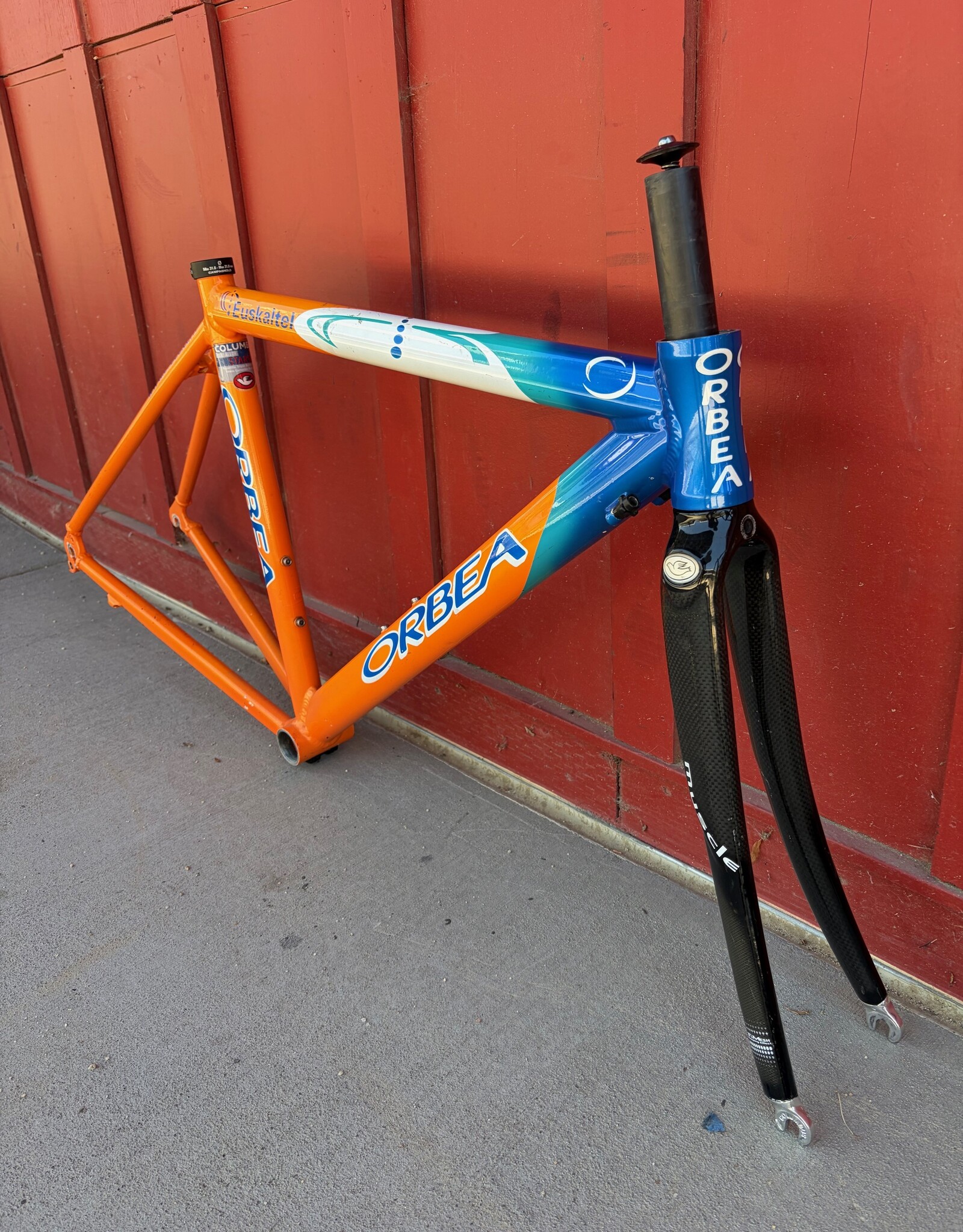 Orbea Euskaltel road frame - 47cm  seat tube 52cm top tube