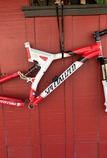 Specialized Stumpjumper FS Red White Frame 18"
