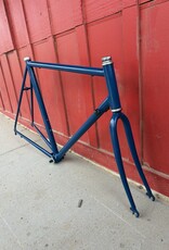 Mystery Steel Road Frame - 57cm - Blue - Italian threaded