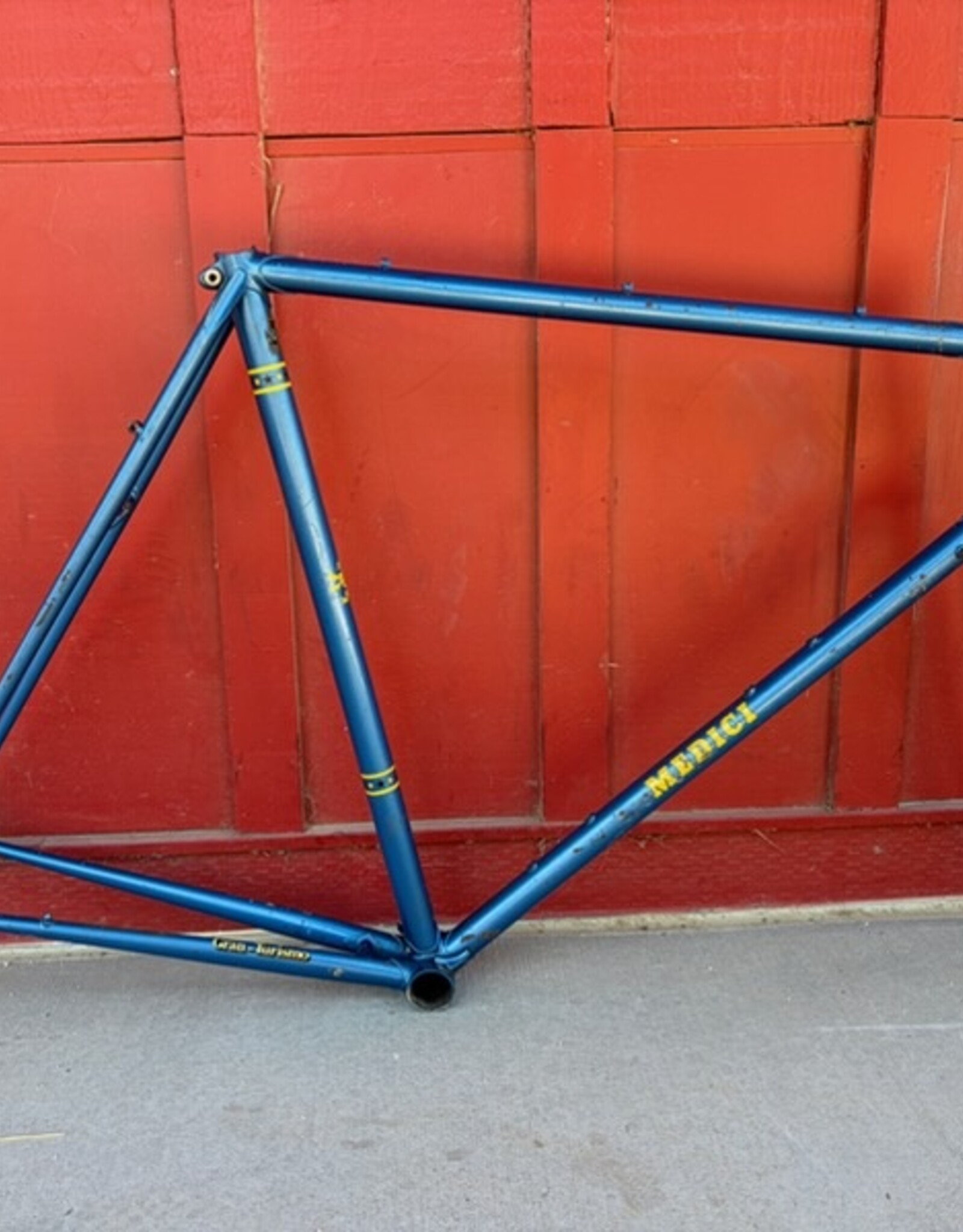 Medici Gran Turismo frame - 60/58cm - Blue Yellow - Italian threaded