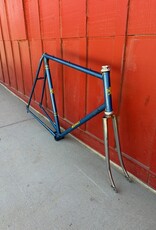 Medici Gran Turismo frame - 60/58cm - Blue Yellow - Italian threaded