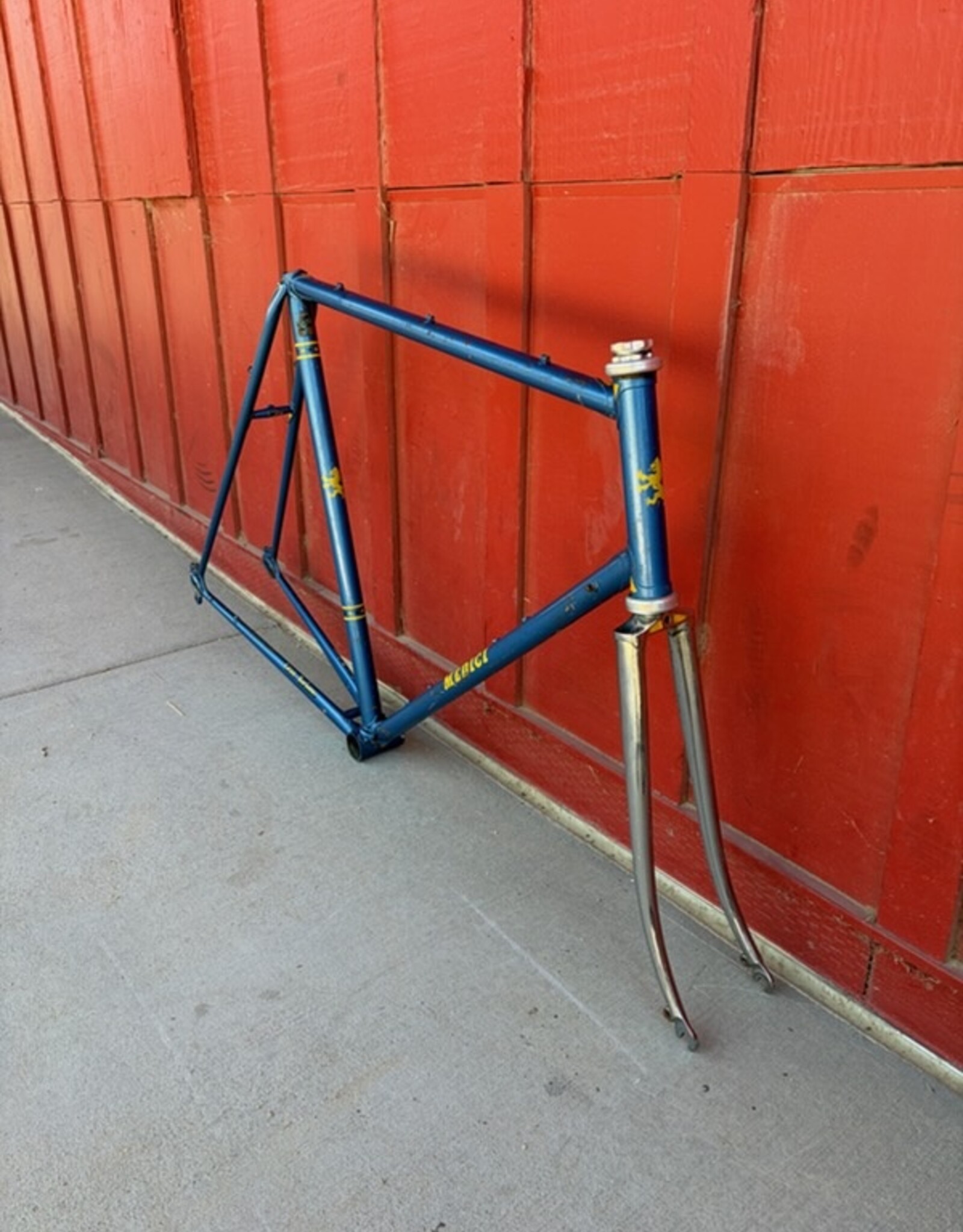 Medici Gran Turismo frame - 60/58cm - Blue Yellow - Italian threaded