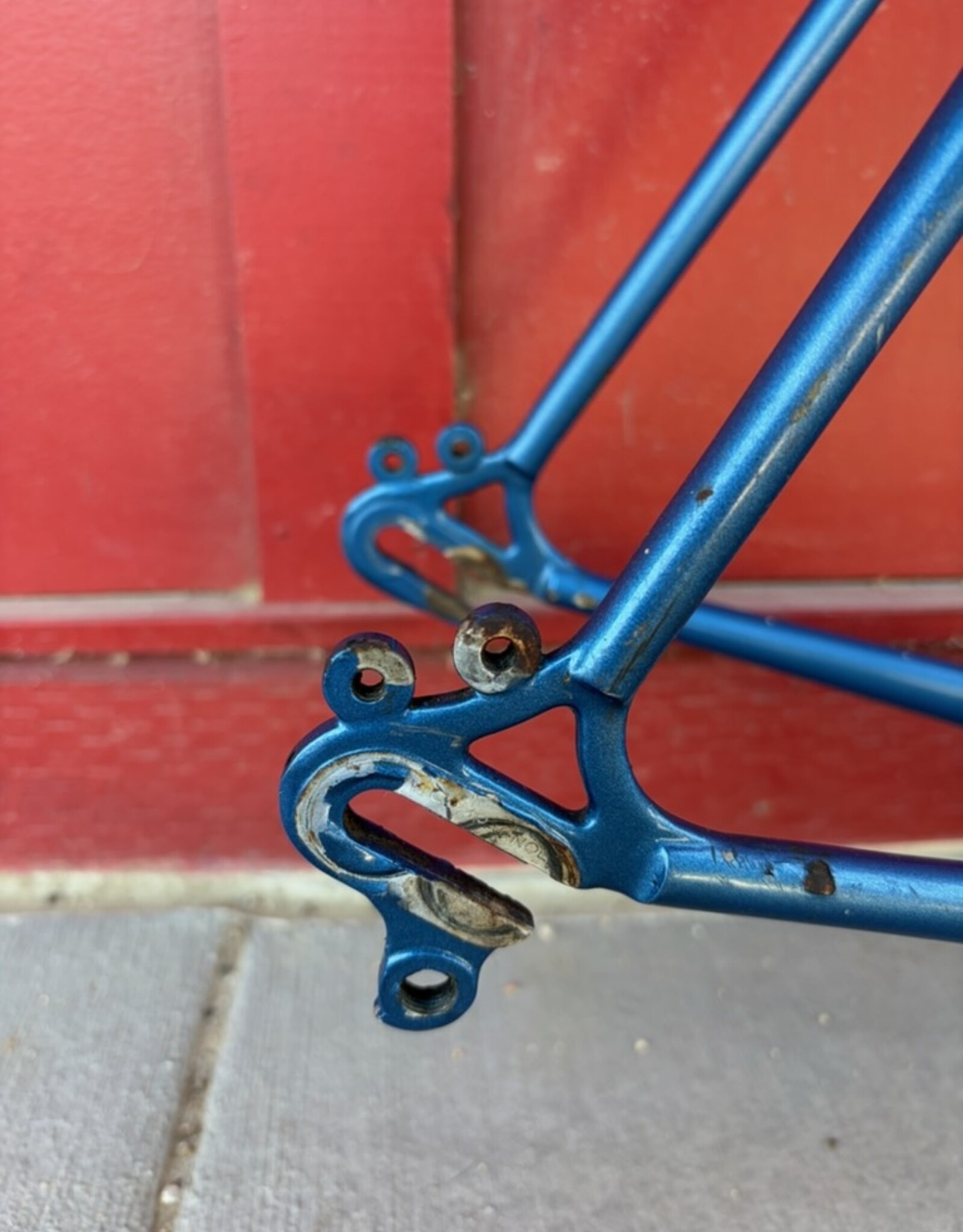 Medici Gran Turismo frame - 60/58cm - Blue Yellow - Italian threaded