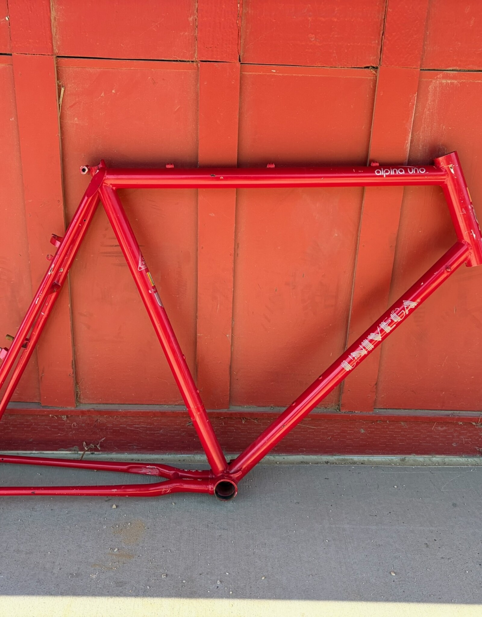 Univega Alpina Uno frame - 22" XL - red - 1 1/8" headtube