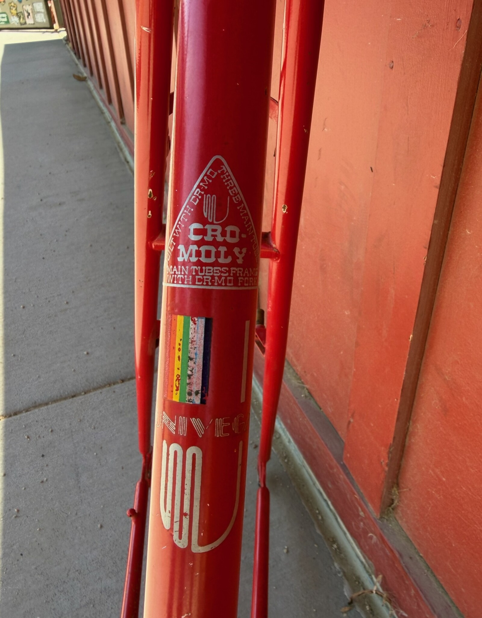 Univega Alpina Uno frame - 22" XL - red - 1 1/8" headtube