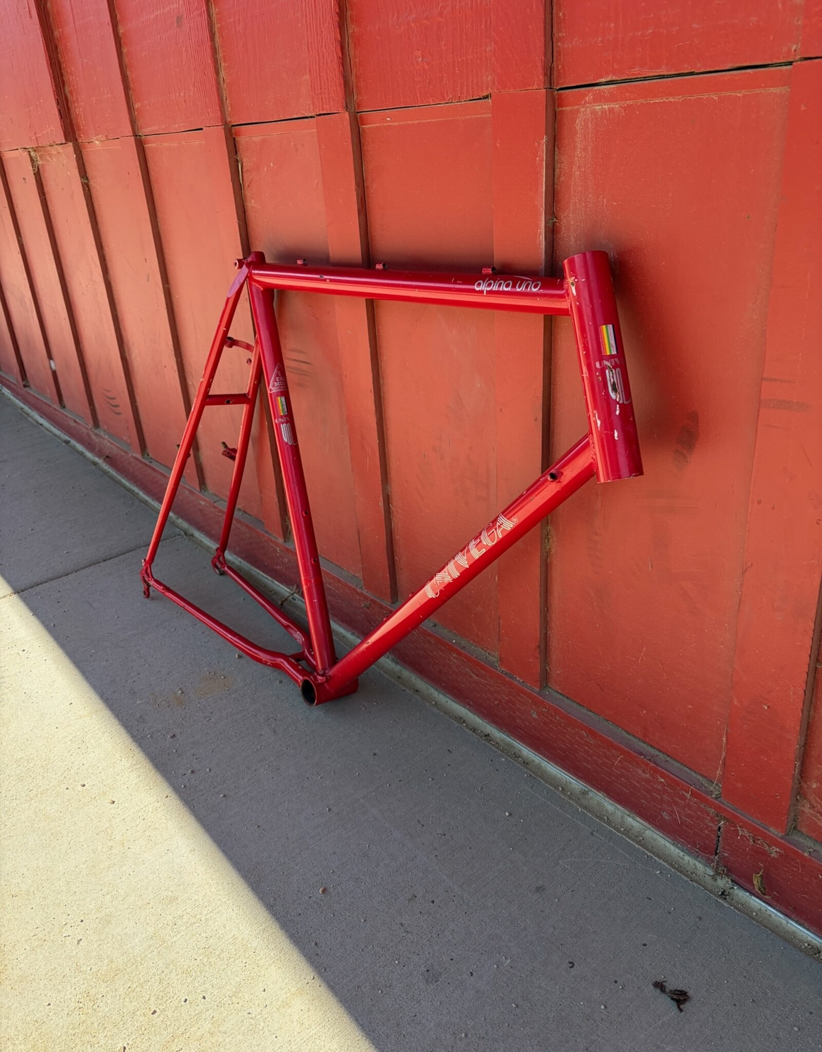 Univega Alpina Uno frame - 22" XL - red - 1 1/8" headtube