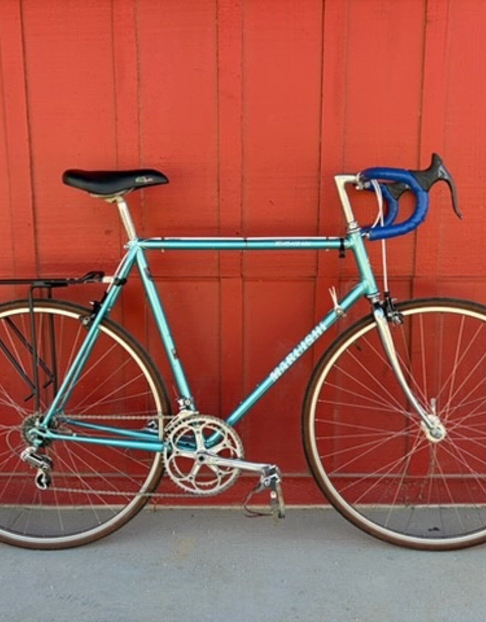 Maruishi Road Ace 606 vintage road bike w/ Phil Wood hubs- 57cm - blue