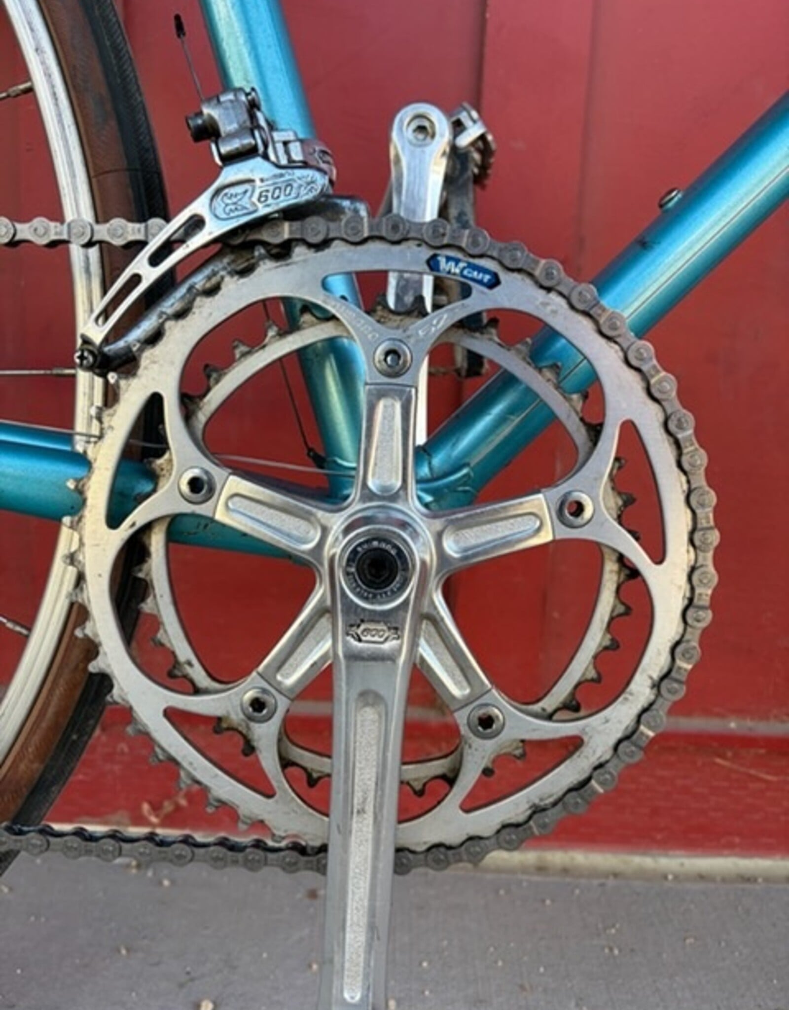 Maruishi Road Ace 606 vintage road bike w/ Phil Wood hubs- 57cm - blue