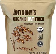 Anthony's Fibre d'avoine biologique sans gluten et OGM (1.5 lb)
