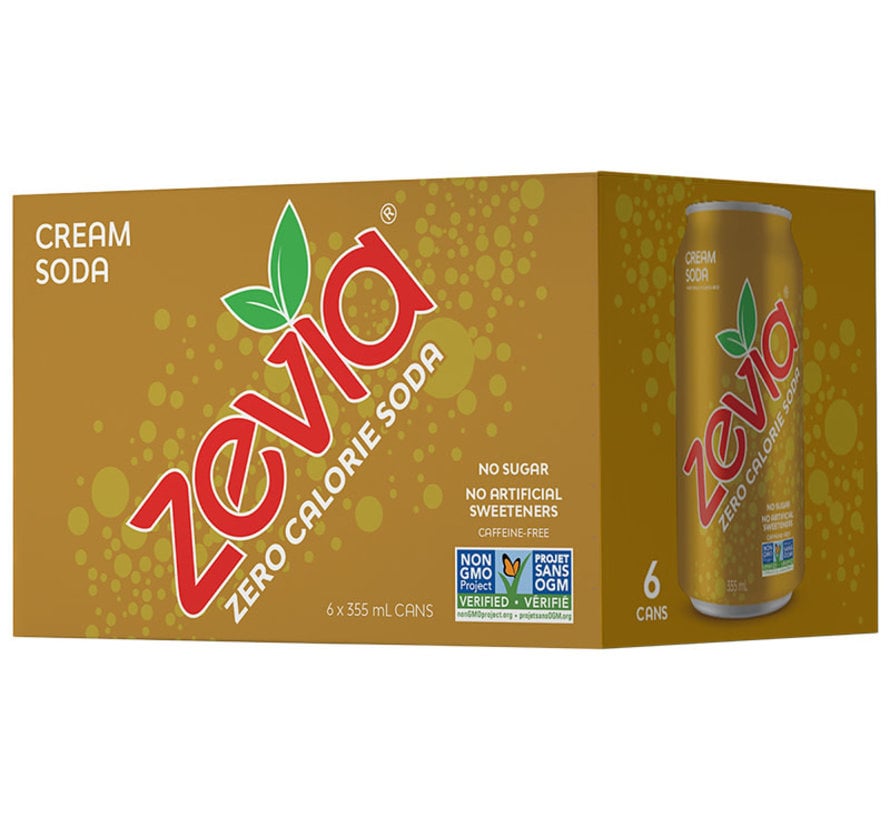Zévia Soda Zéro Calorie 355ml (plusieurs saveurs)