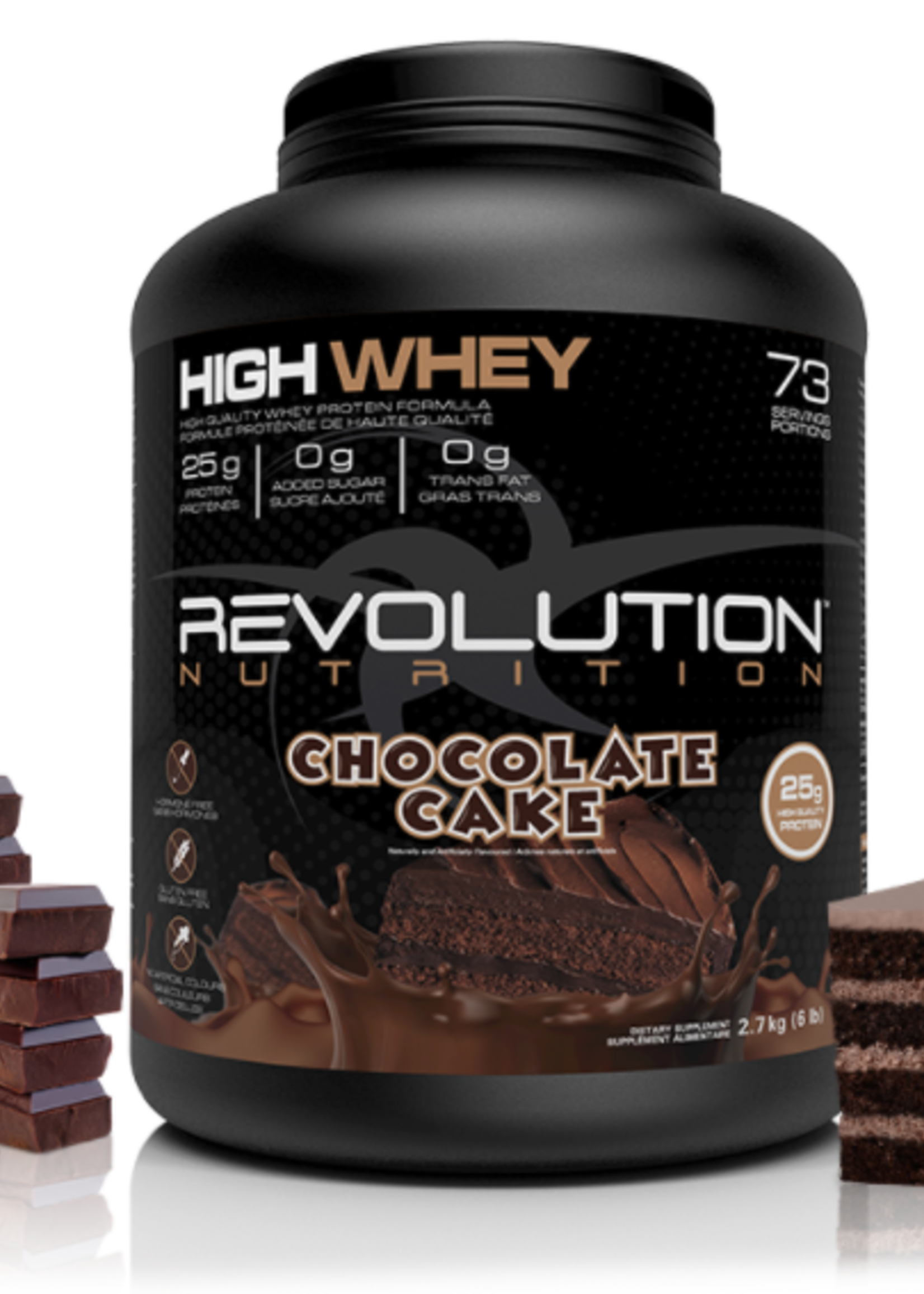 Révolution Vrac - 1lb protéine whey (révolution) Choco