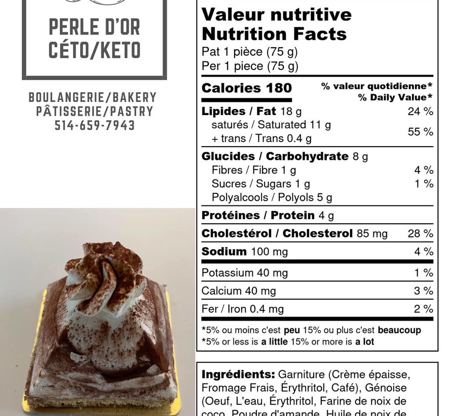 Petit Gateau Tiramisu Keto Glu 2 0 G Epic Sante Petit Gateau Tiramisu Keto Glu 2 0 G Epic Sante