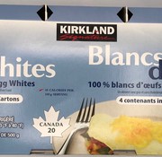 Kirkland 100 % Blancs d'oeufs liquides (4 X 500 g)